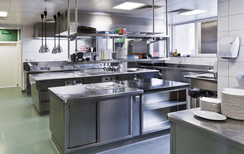 استدانداردهای محیطی آشپزخانه صنعتی